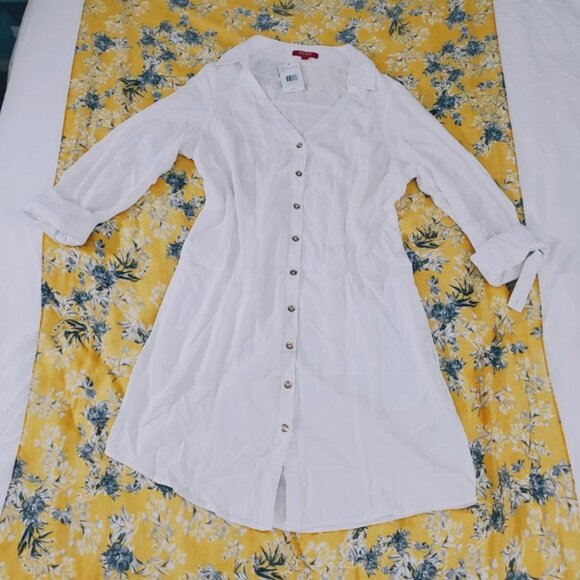 NWT Guess Los Angeles Challis Dress Robe - Picture 2 of 16